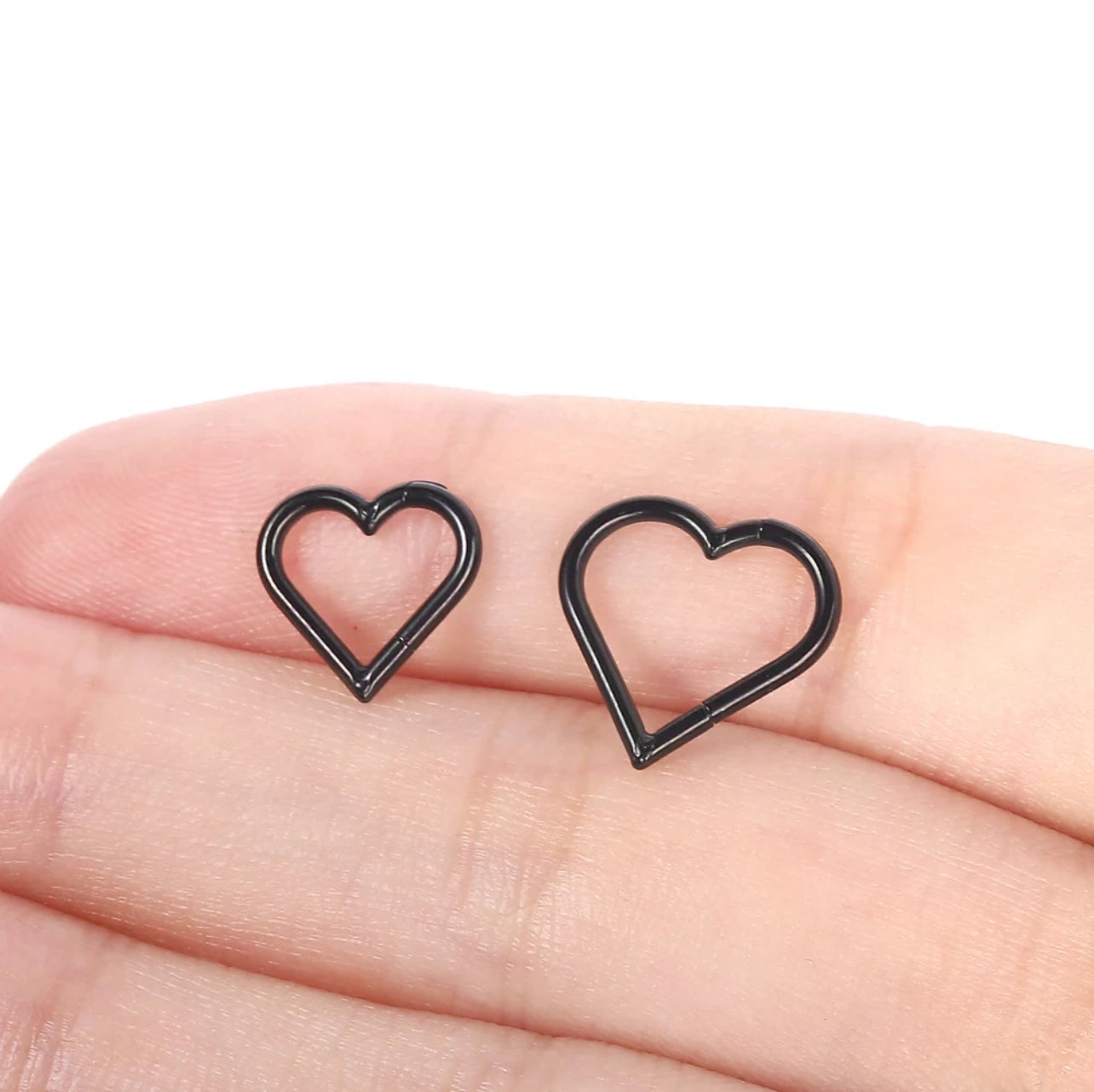 Heart segment seamless piercings jewellery