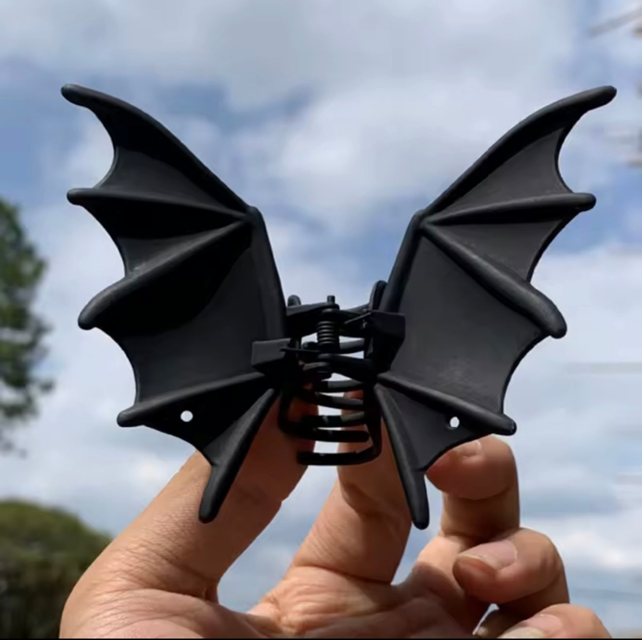 Vampire Bat hair clip