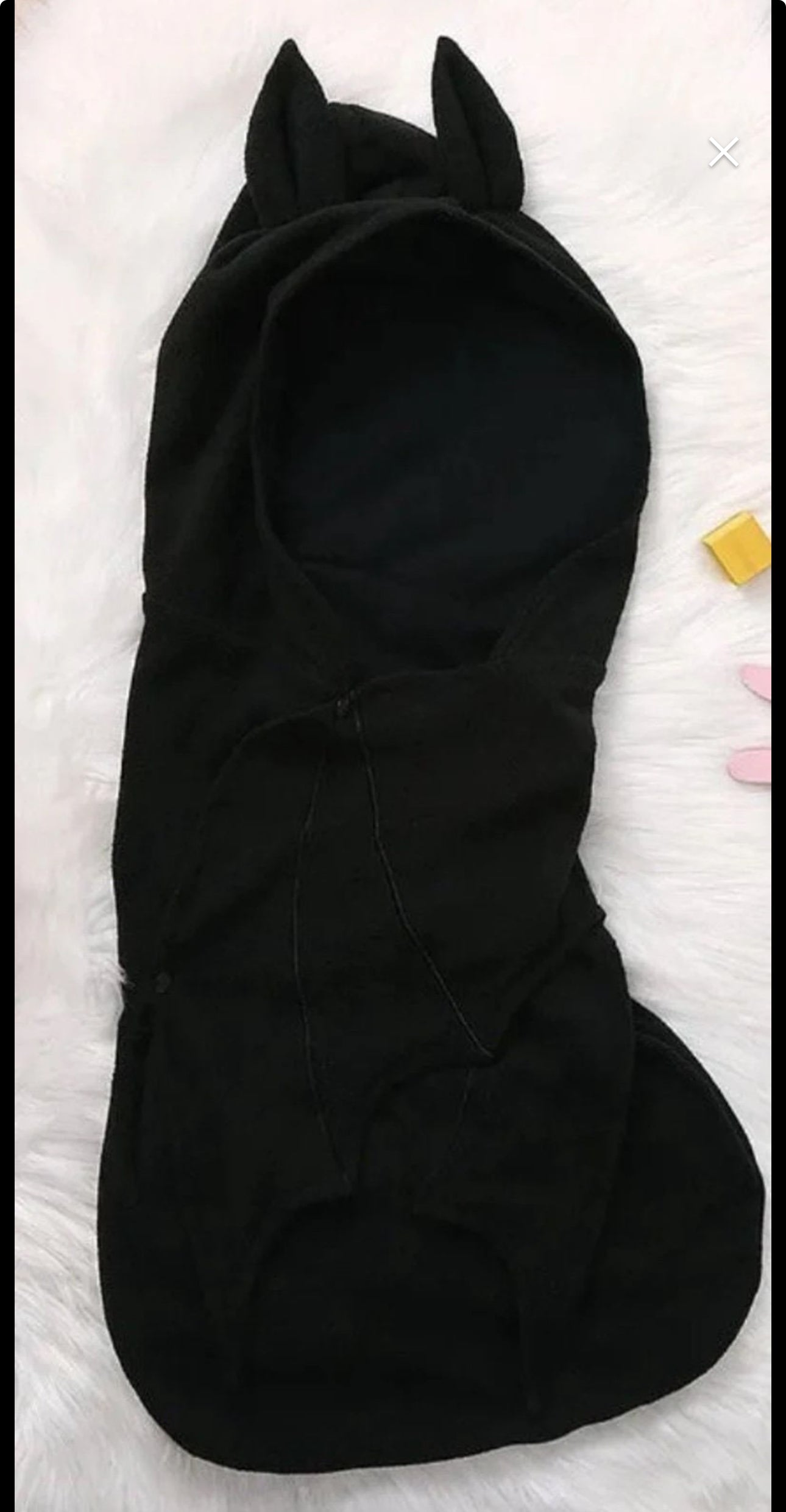 Ultra black Baby bat sleeping wrap 🦇