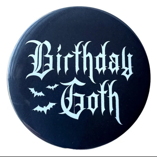 Gothic birthday badge