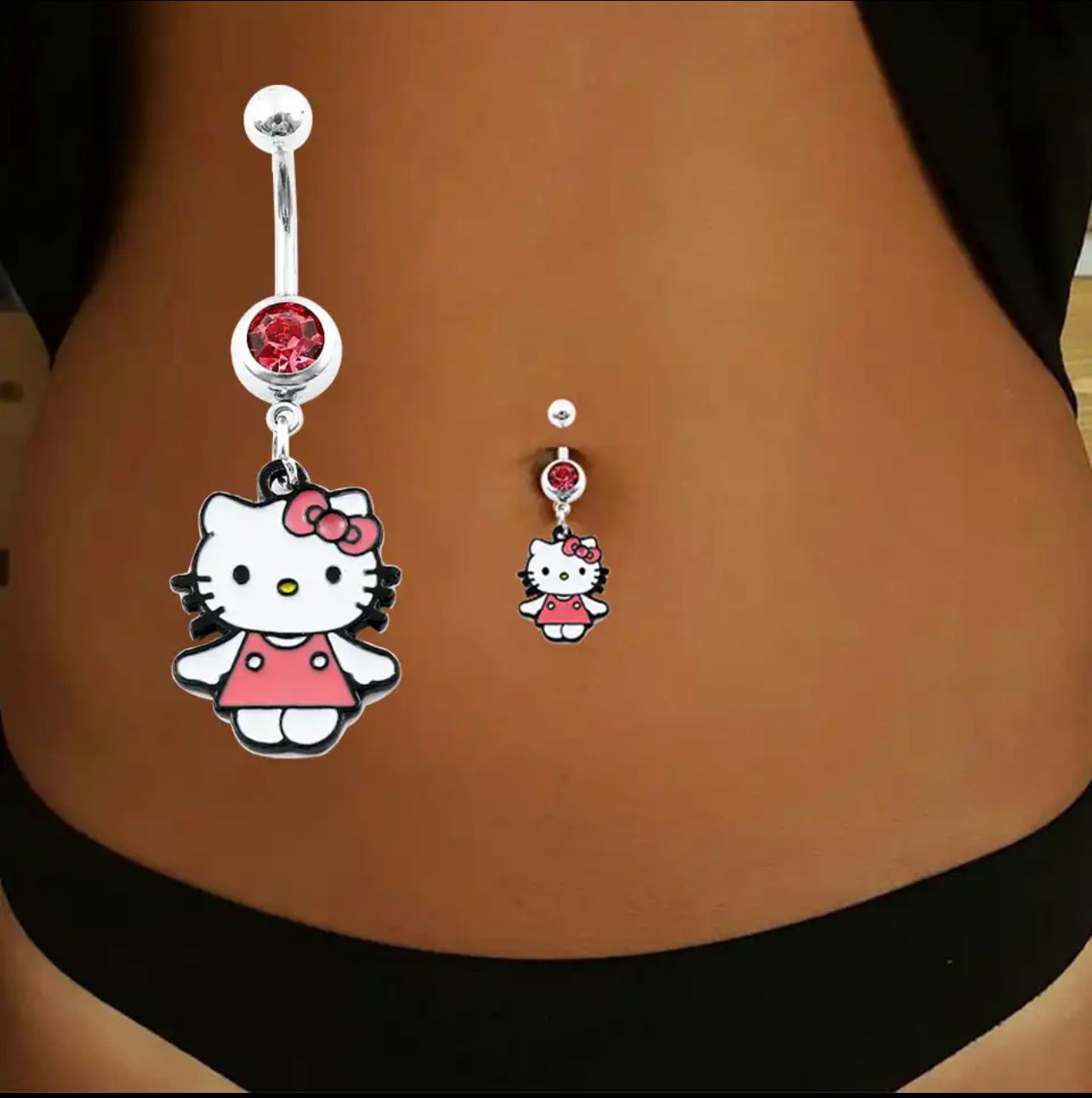 Hello Kitty belly bar