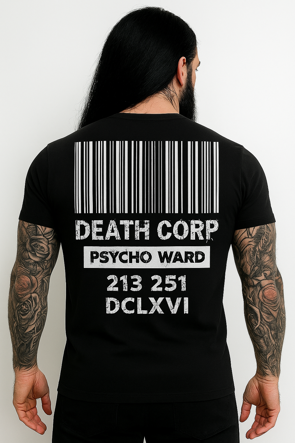 Death Corp - Psycho ward T shirt (glow in the dark )