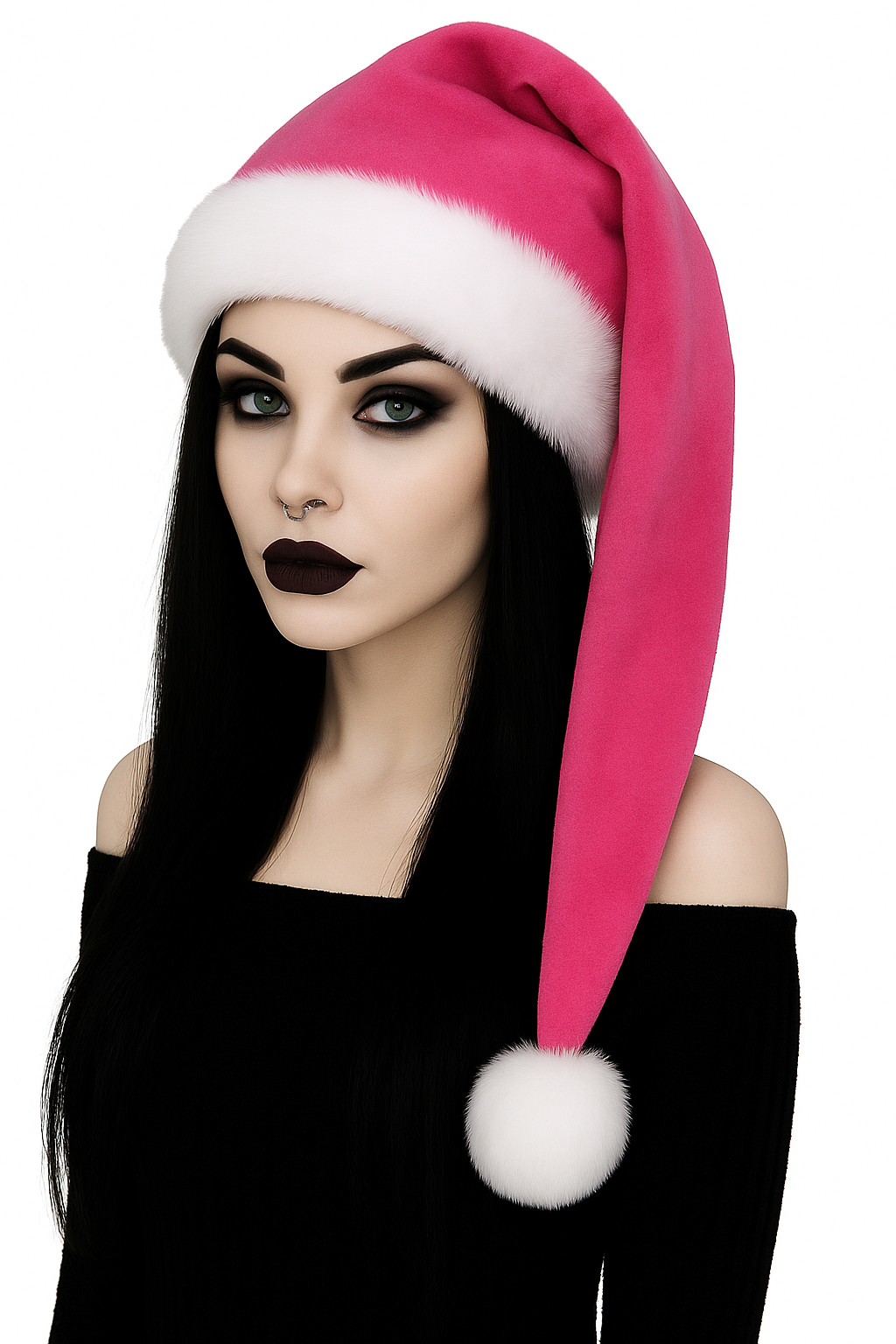 Ultra Goff oversized festive hat BLACK/PINK EDITION
