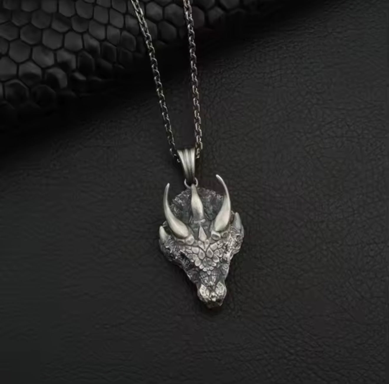 Sovereign Dragon Necklace – Power Forged in Steel