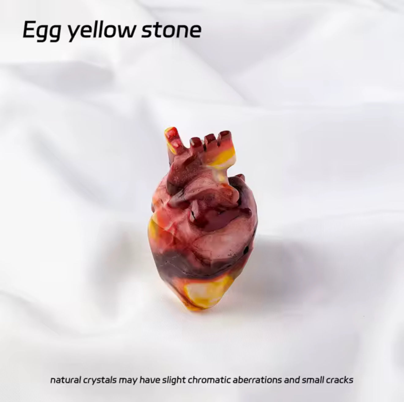 Hand Crafted Crystal anatomical heart figures