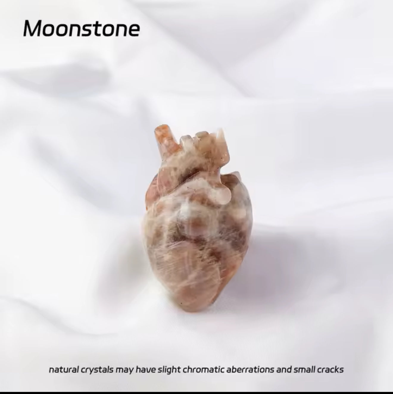 Hand Crafted Crystal anatomical heart figures