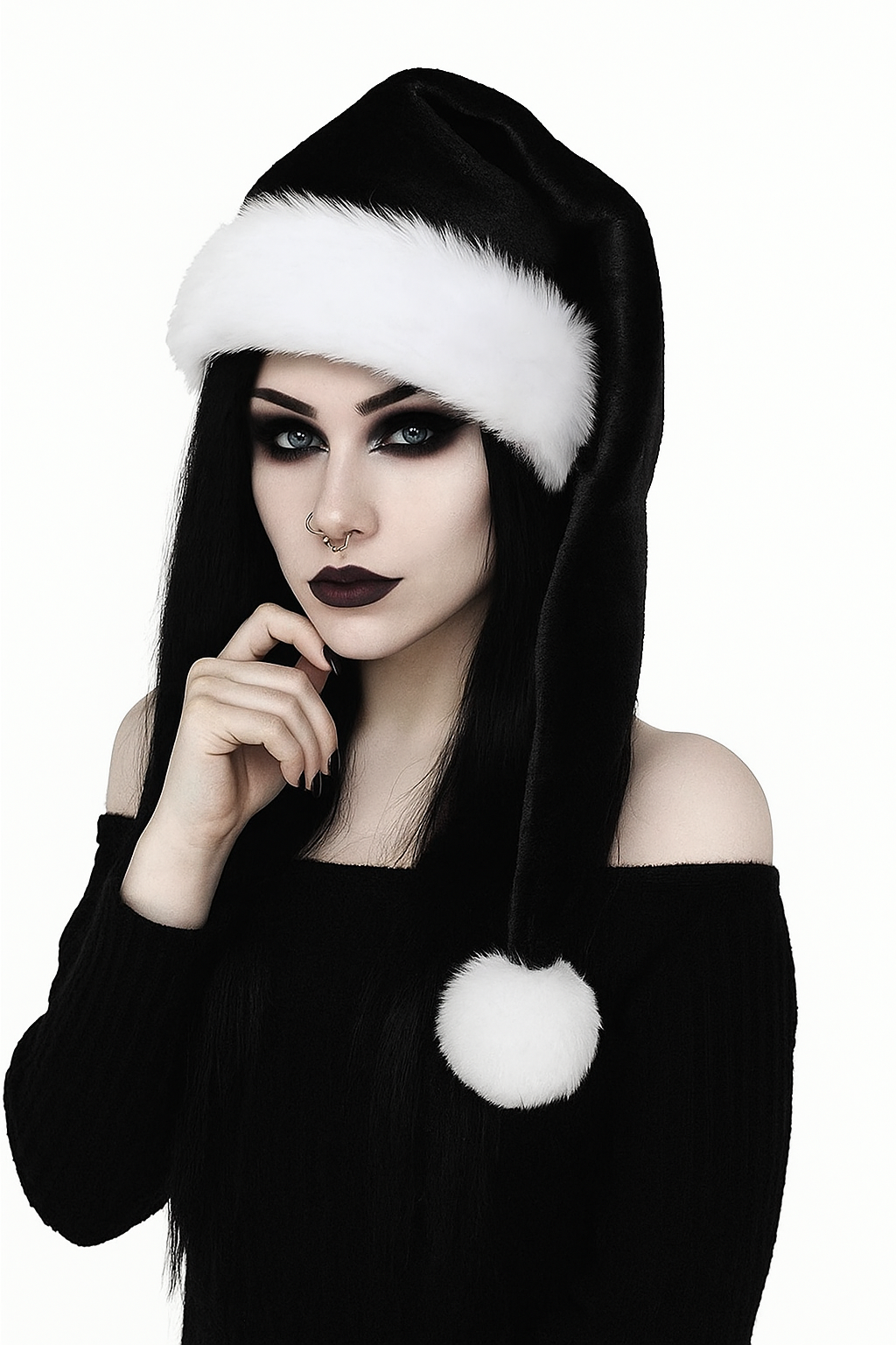 Ultra Goff oversized festive hat BLACK/PINK EDITION