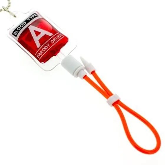 Blood Bag Phone Charm