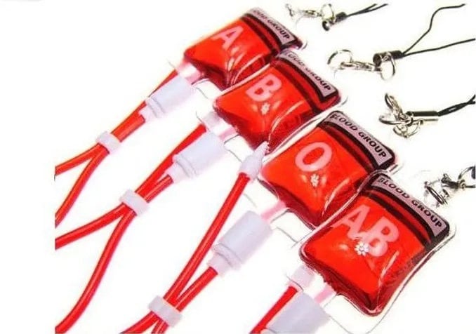 Blood Bag Phone Charm