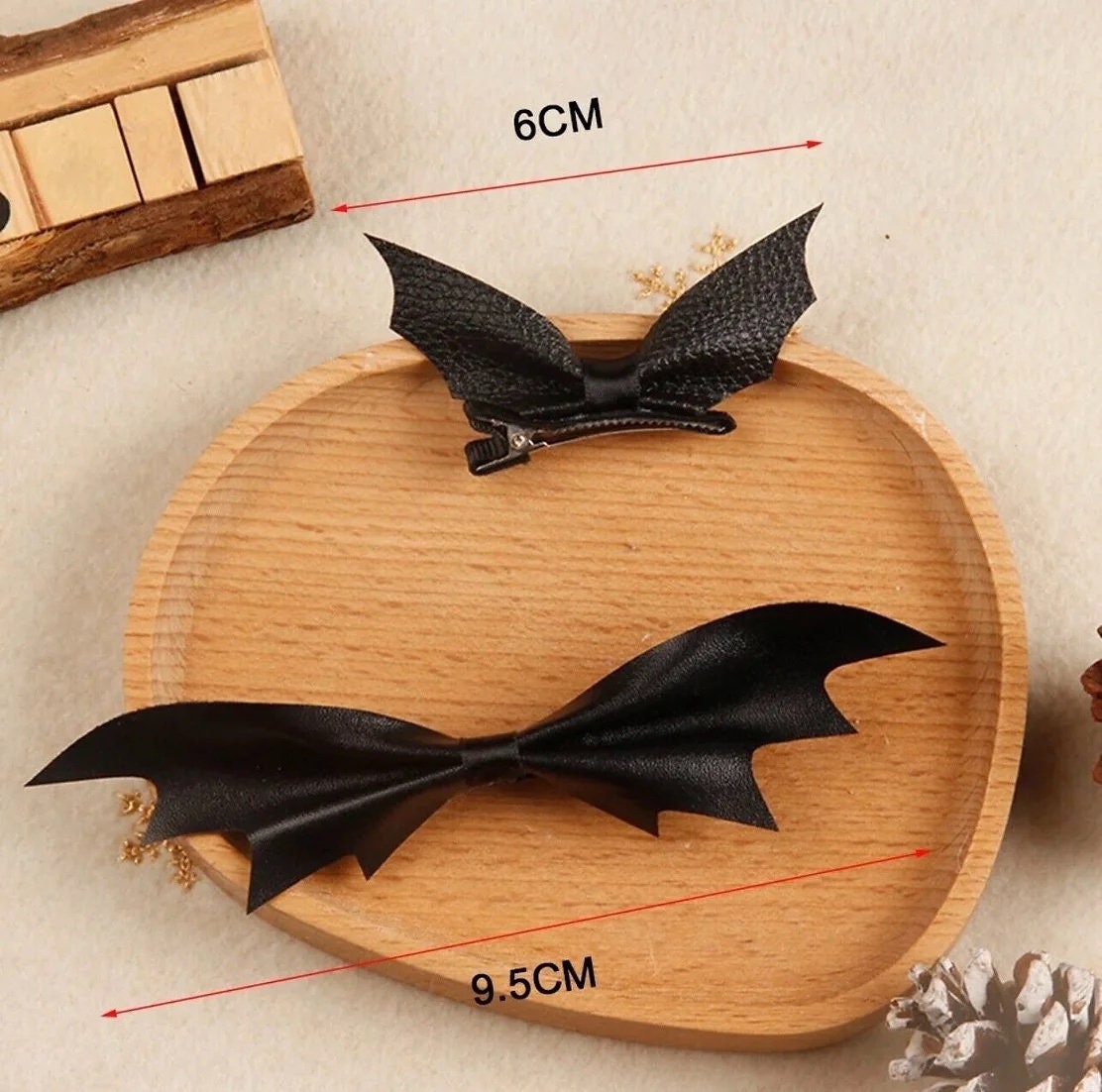 Large Bat Hair Clip