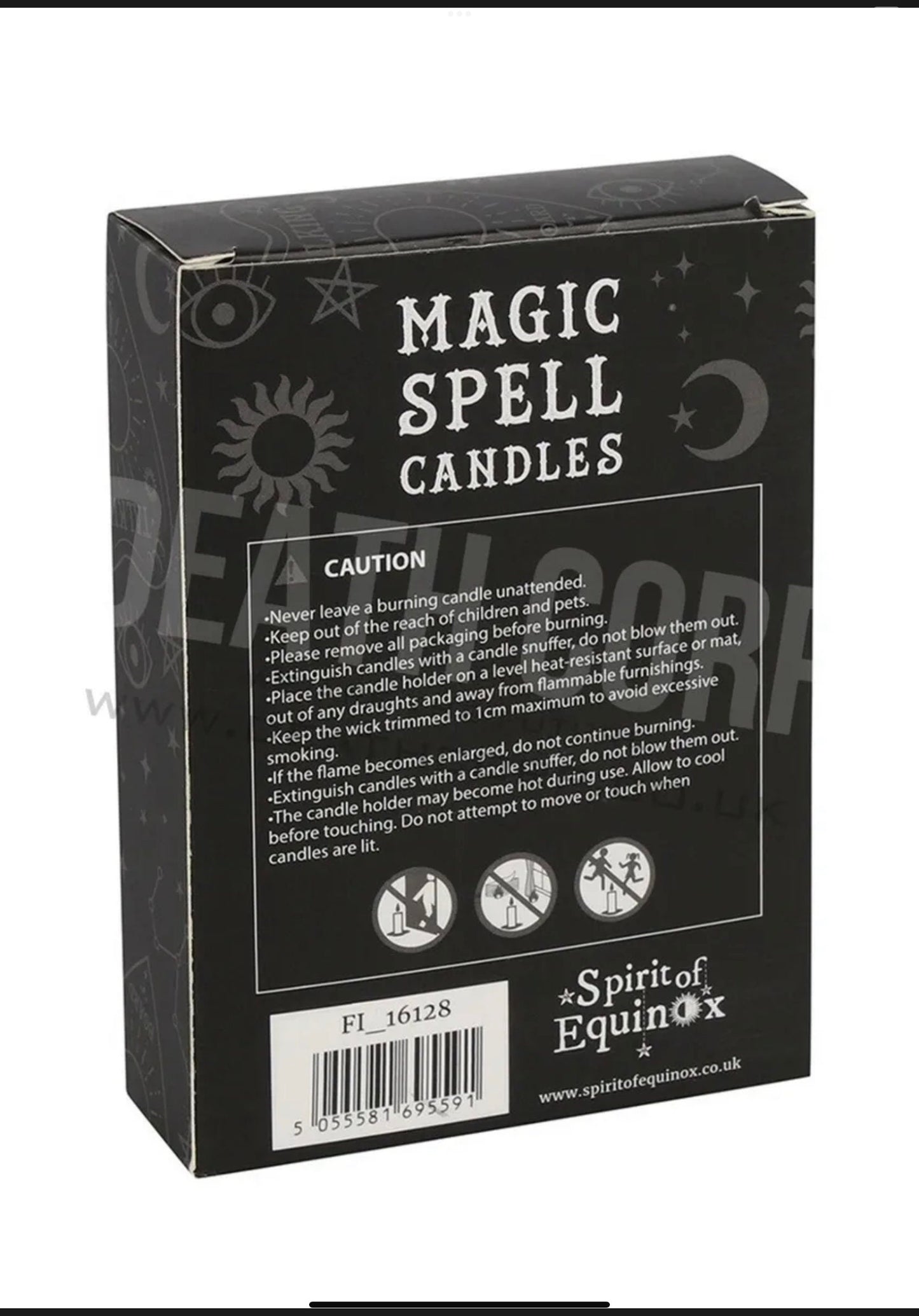 12 Black Magic Spell Candles