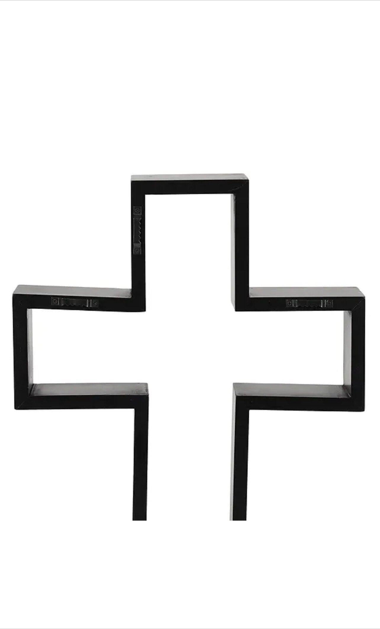 Gothic cross shelf unit