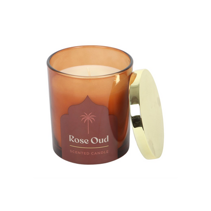 Arabian Nights Rose Oud Scented Candle