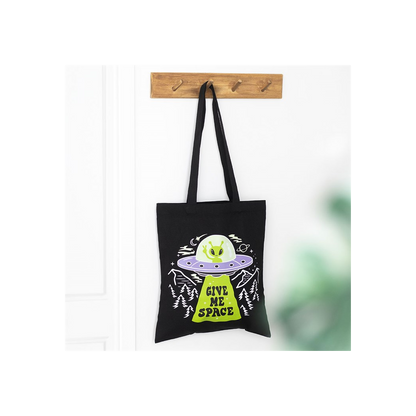 Give Me Space Alien UFO Tote Bag