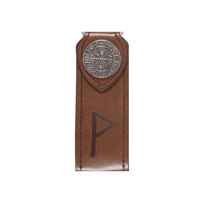 Joy Viking Rune Faux Leather Keyring