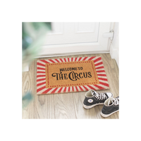 Red Welcome to the Circus Doormat