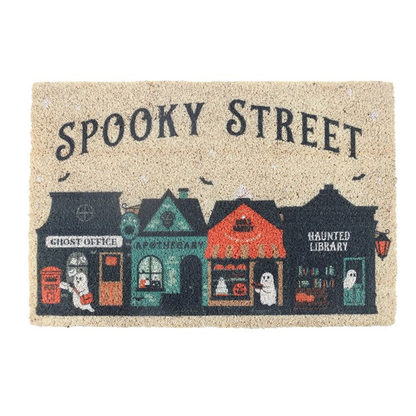Natural Spooky Street Doormat