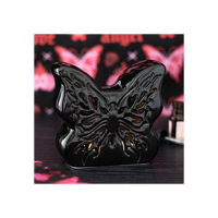 Black Cut-Out Butterfly Oil Burner