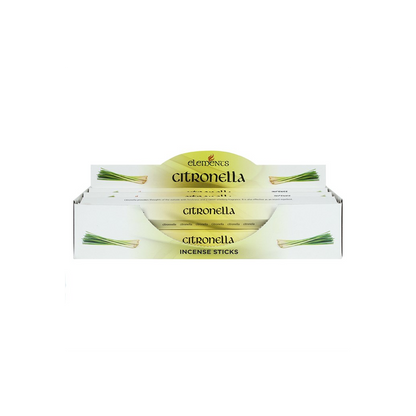 Set of 6 Packets of Elements Citronella Incense Sticks
