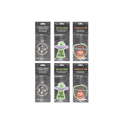 Set of 6 Camp Cryptid Scented Air Fresheners