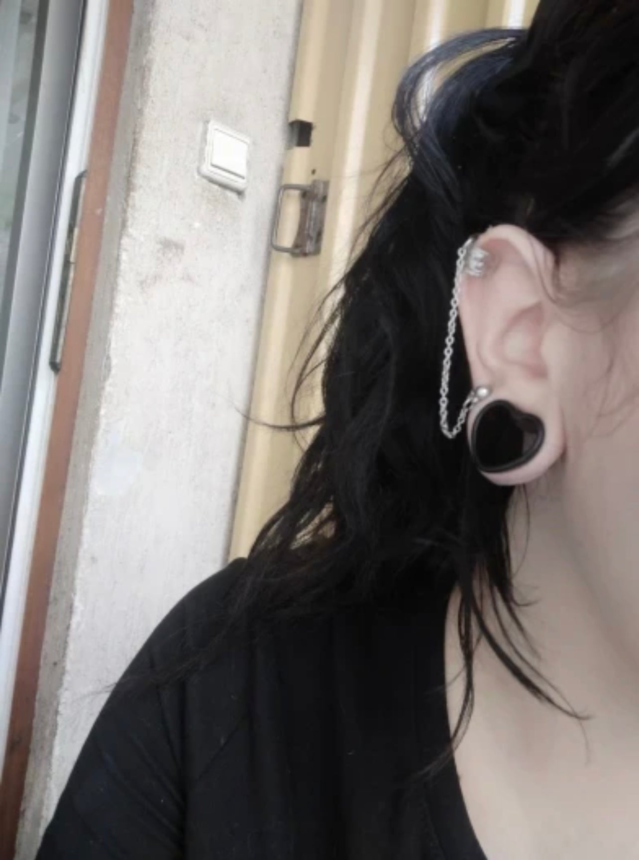 ACRYLIC Heart ear Plugs/tunnels  (Single or Pair)