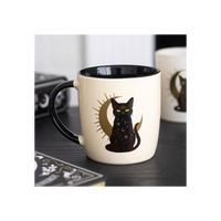 Sitting Magick Black Cat Mug