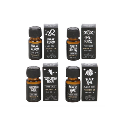 Set of 12 Midnight Rituals Fragrance Oils in Display