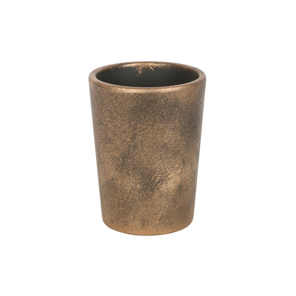 Moon Gazing Hare  Bronze Terracotta Plant Pot by Lisa Parker