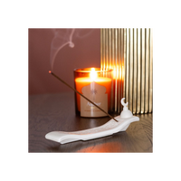 Geometric Crescent Moon Incense Ash Catcher