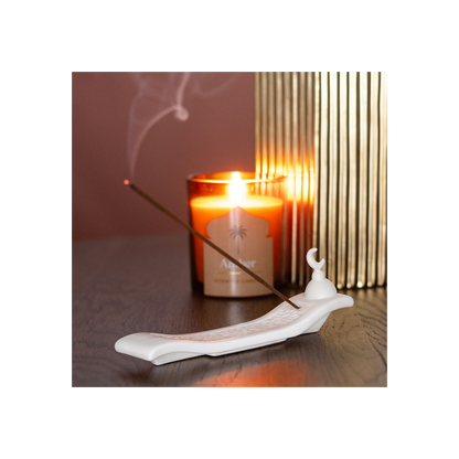 Geometric Crescent Moon Incense Ash Catcher