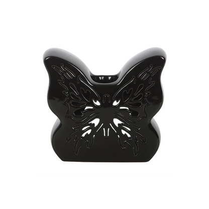 Black Cut-Out Butterfly Oil Burner