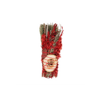 6in Ritual Wand Smudge Stick with Rosemary, Sage and Red Jasper
