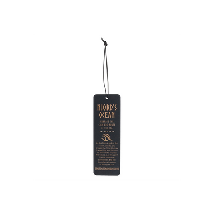 Njord's Ocean Wooden Bookmark