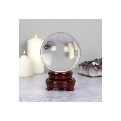 13cm Crystal Ball with Stand