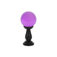 Small Purple Crystal Ball on Stand