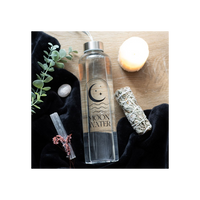Moon Water Glass Water Bottle