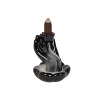 Hand & Lotus Flower Backflow Incense Burner
