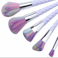 10pcs pastel Unicorn makeup brush