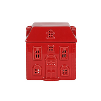 Red Ceramic House Oil Burner