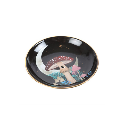 Forest Mushroom Ceramic Incense Plate