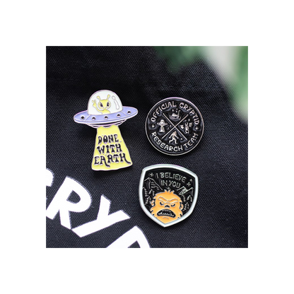 Cryptid Research Team Enamel Pin Badge