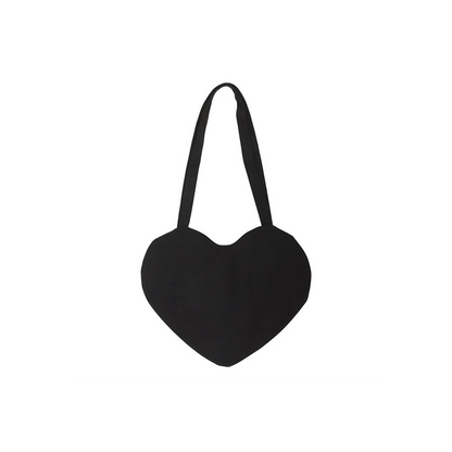 Burning Heart Satin Tote Bag