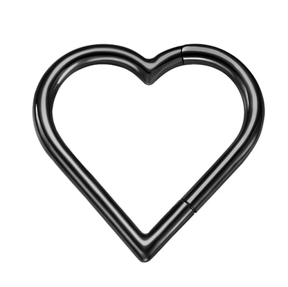 Heart segment seamless piercings jewellery