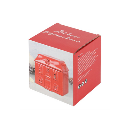 Red Ceramic House Oil Burner