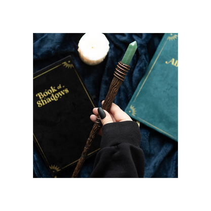 Thin Abundance Green Aventurine Crystal Wand