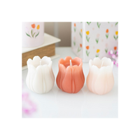 Set of 3 Tulip Shaped Candles