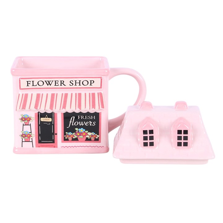 Flower Shop Shaped Mug