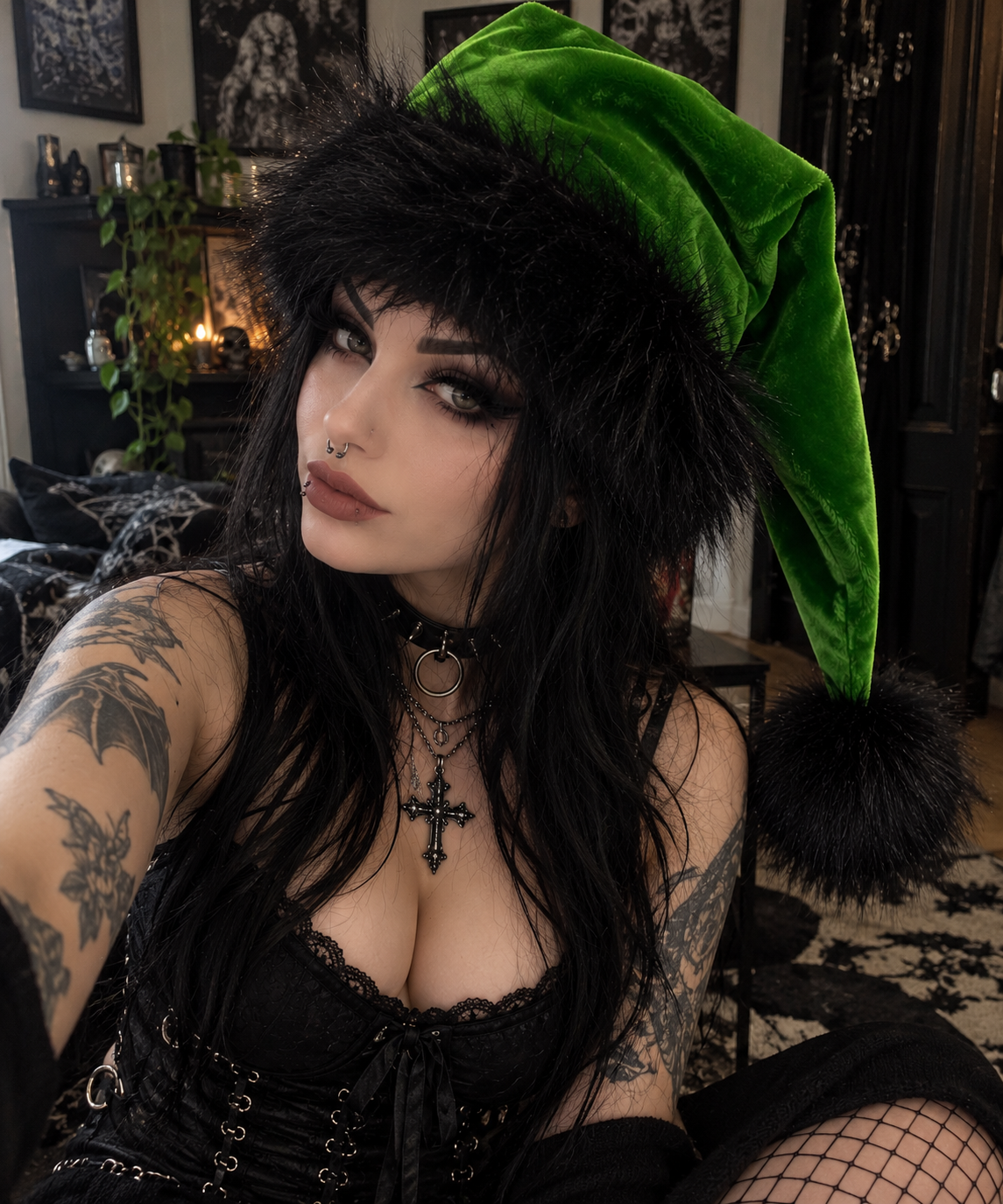 Limited edition Ultra Goff oversized festive hat PURPLE OR GREEN EDITION