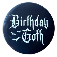 Gothic birthday badge