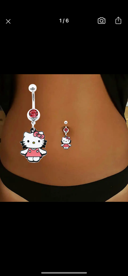 Hello Kitty belly bar